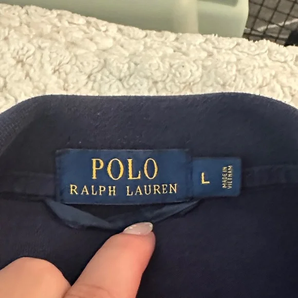 Ralph Lauren Blackwatch Polo Team Navy Sweatshirt - Picture 3 of 6